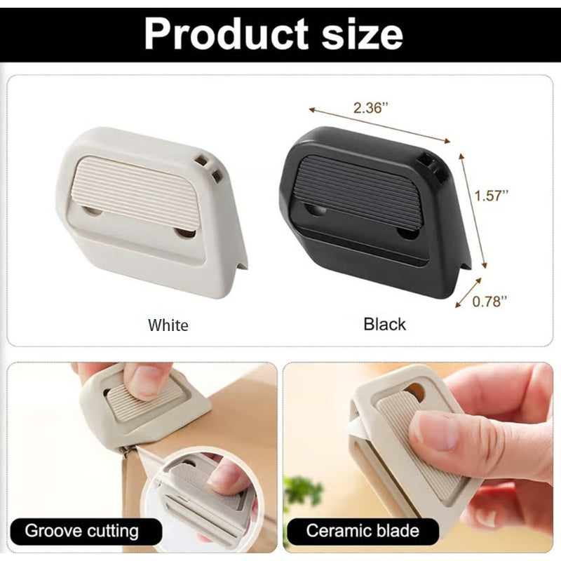 🏆Flash Sale⚡ 50K+ SOLD! Almost Gone-💥Magnetic Retractable Box Cutter - Safety Lock Utility Knife with Built-in Magnet for Easy Storage & Quick Access
