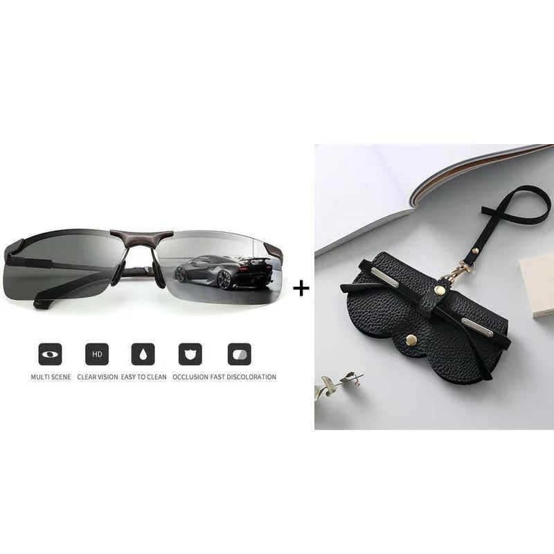 🥳2026 HOT SALE🥳💞50K+ SOLD!🕶️🌦️ Upgraded Photochromic Lenses 50% OFF! Anti-glare polarization meets smart light adaptation. A stylish, intelligent choice for your eyes. 💎😎
