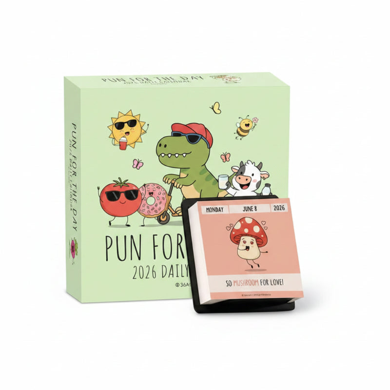 ✨2026 Punny Motivational Desk Calendar📅