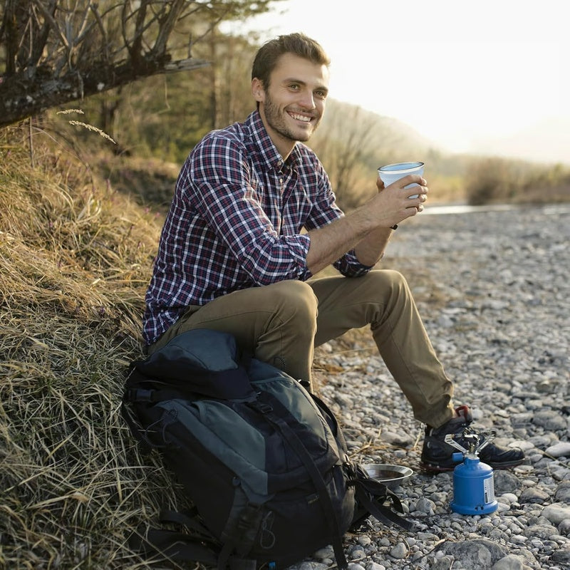 270ML Foldable Silicone Travel Cup - Anti-Slip Anti-Scald Camping Mug
