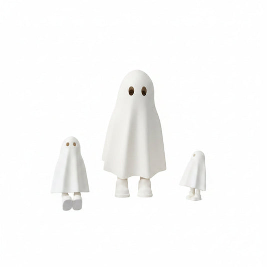 3d printed ghost with feet, Cute Halloween decoration