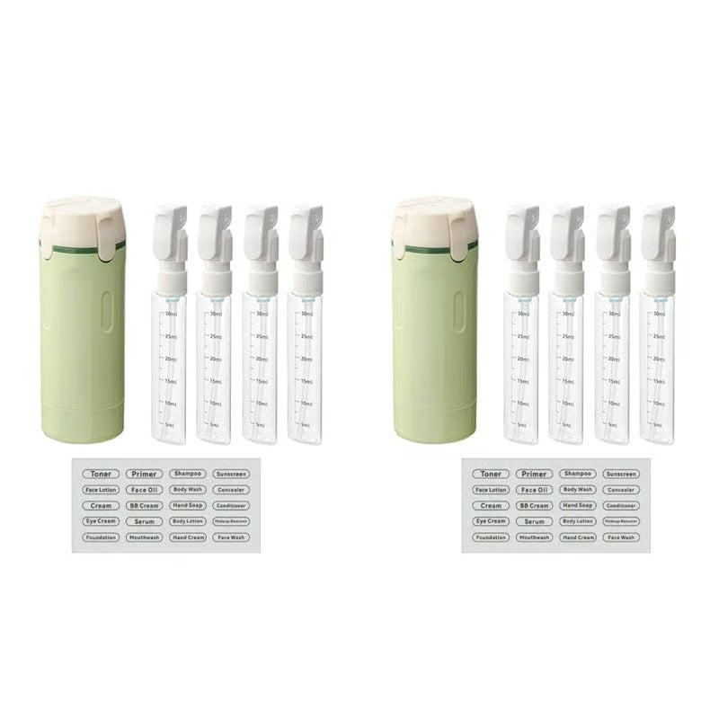 4-in-1 Leakproof Rotatable Travel Dispenser Set