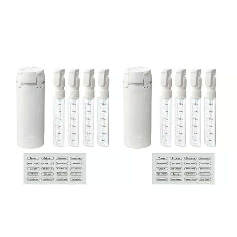 4-in-1 Leakproof Rotatable Travel Dispenser Set