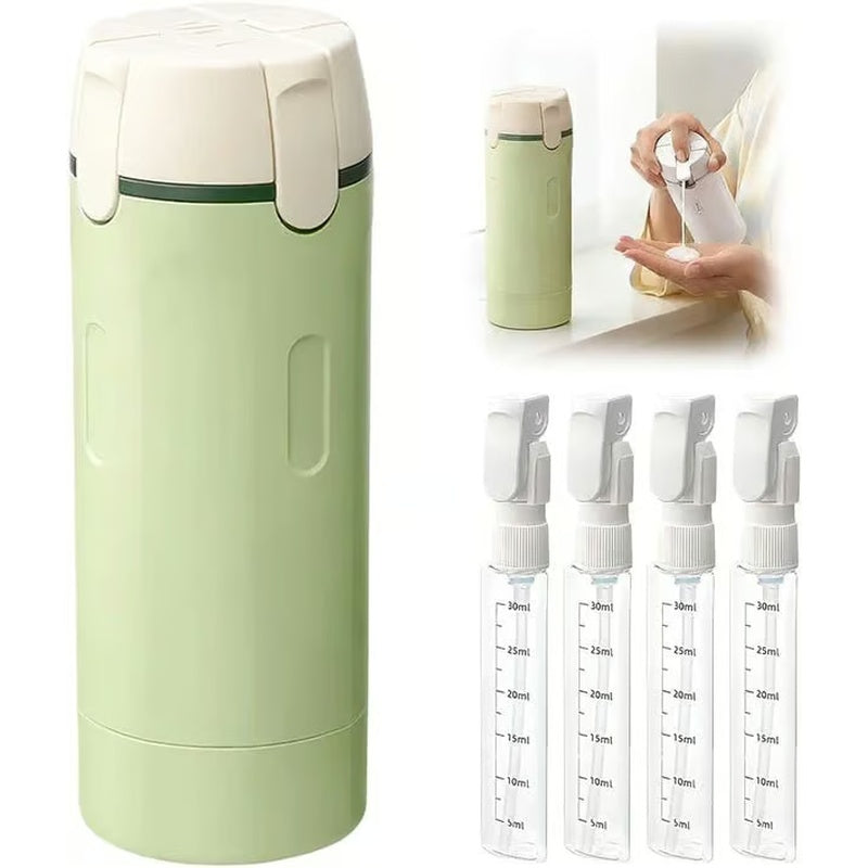4-in-1 Refillable Travel Dispenser Bottles