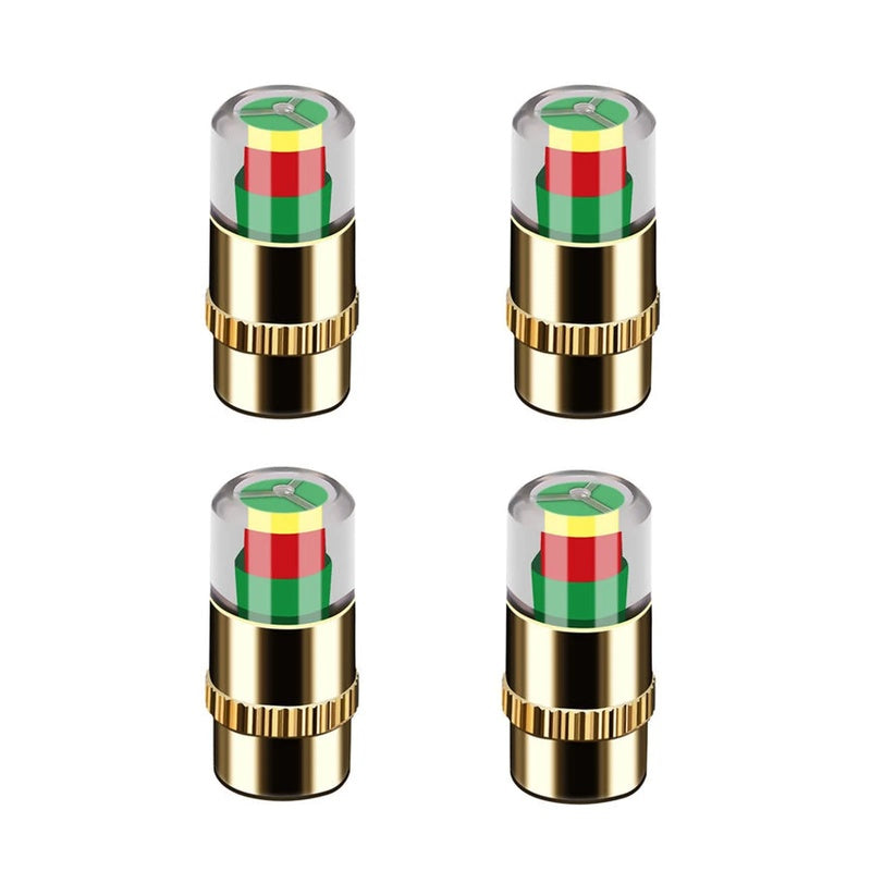 🔥 4Pcs Car Tire Pressure Monitor Valve Stem Caps