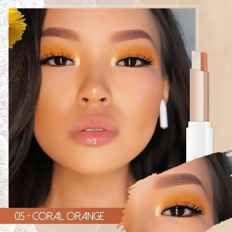 6Pcs Two Color Eyeshadow Stick Set