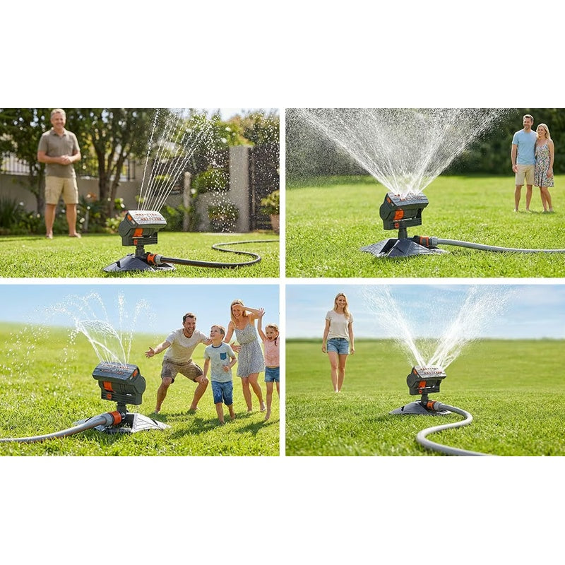 Adjustable Oscillating Sprinkler Wide Coverage