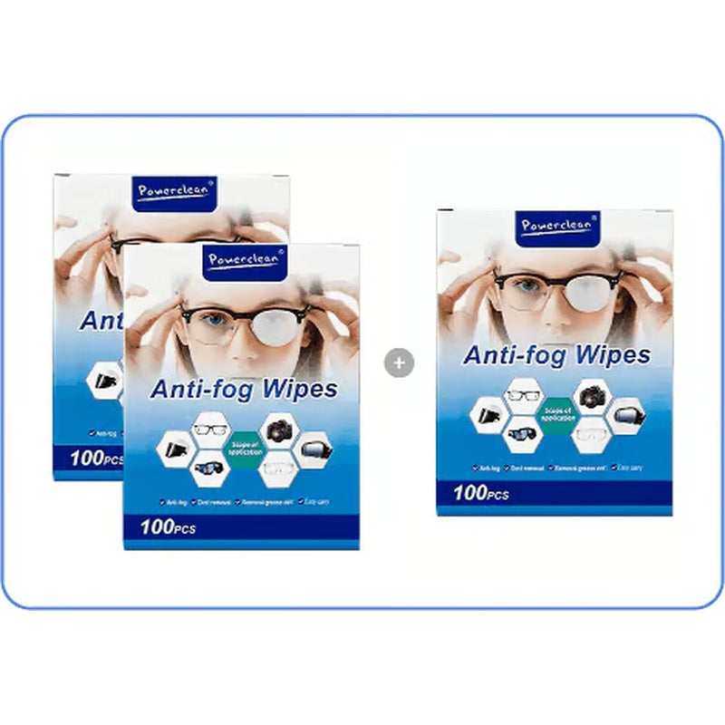 Anti-Fog Lens Wipes(100 Pcs)