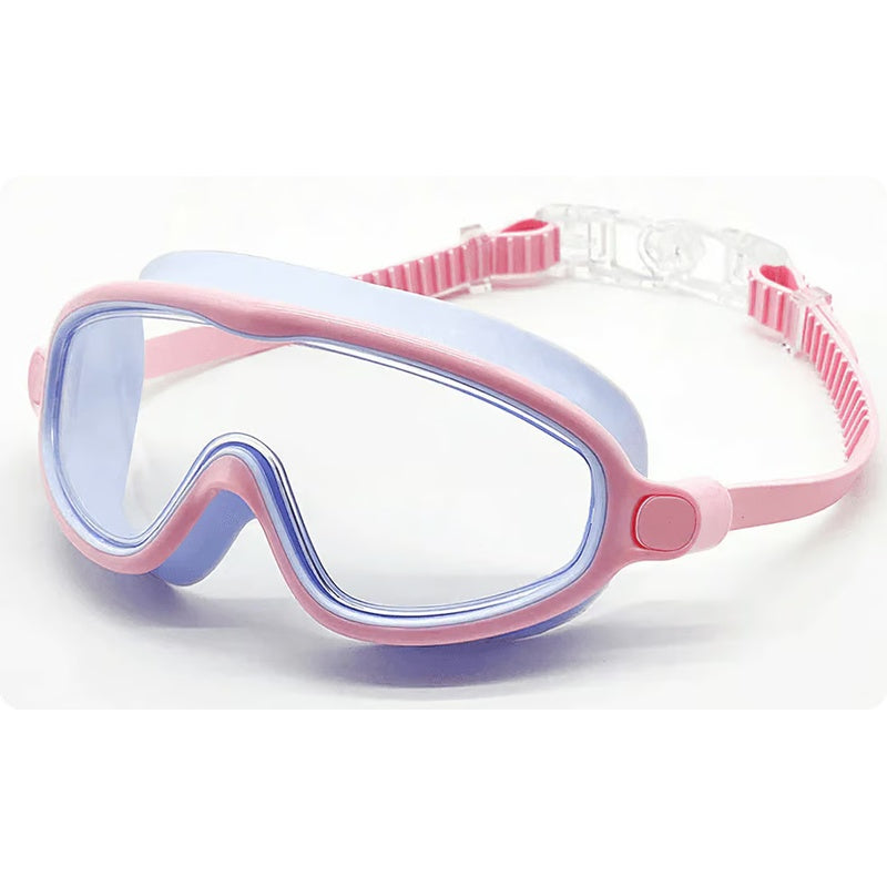 Anti-Fog Swimming Goggles for Kids with Nose Clip & Ear Plugs