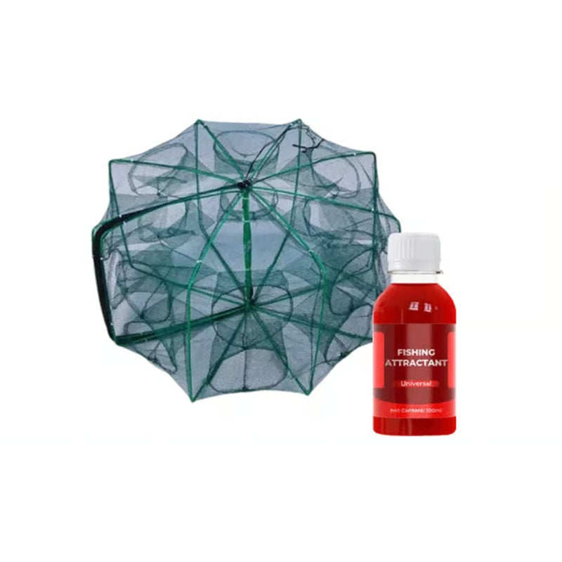 Auto-Foldable Strengthened Fishing Trap Net