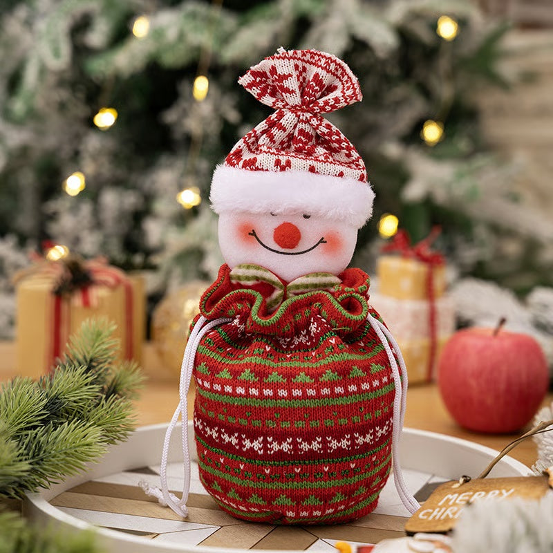 🎉🎉Christmas Knitted Doll Gift Bags
