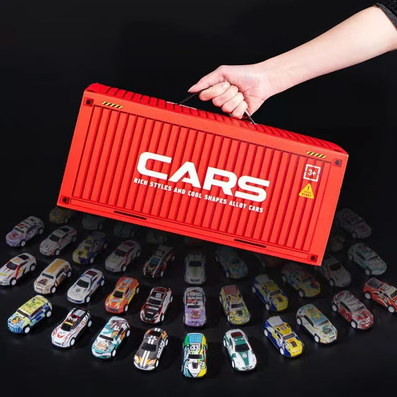 🎅Christmas promotion 49% OFF🎁48 Mini Pull-Back Cars with Built-In Garage Set