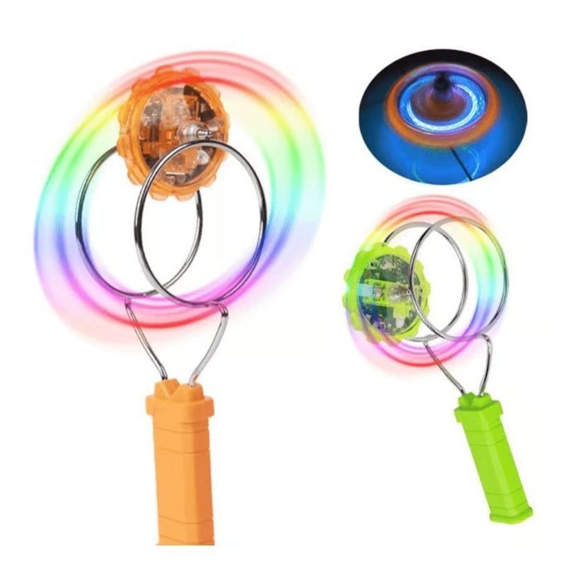 🔥 Creative LED Light Luminous Fidget Spinner Magnetic Gyro