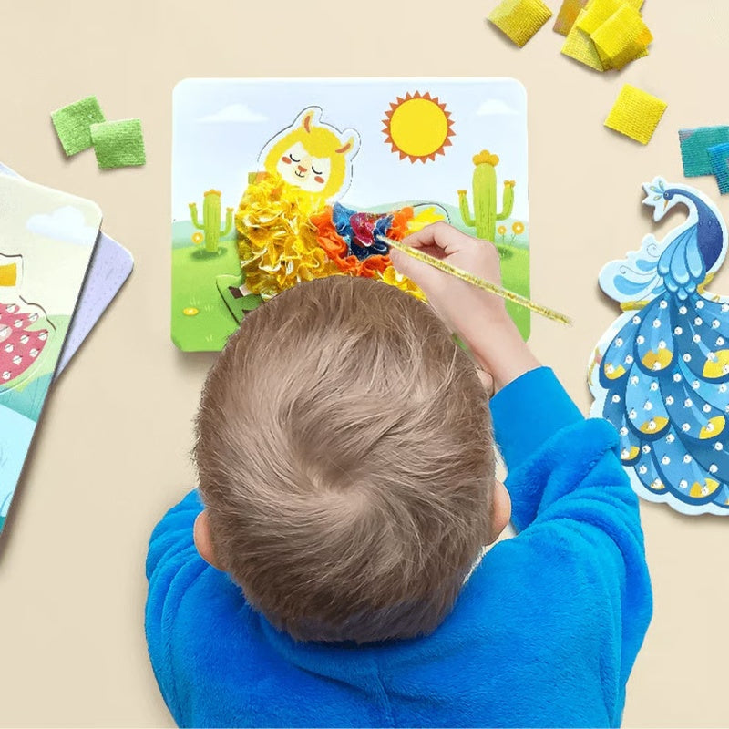 🎁Creative Puzzle Puncture Painting
