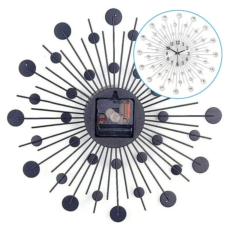 Creative Wall Clock for Living Room Decoration