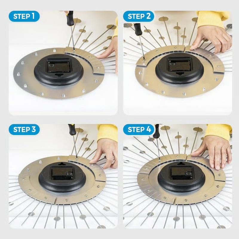 Creative Wall Clock for Living Room Decoration