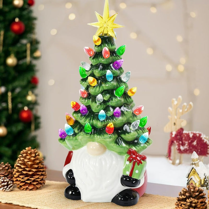 DIY Christmas Tree, Lighted Christmas Gnome