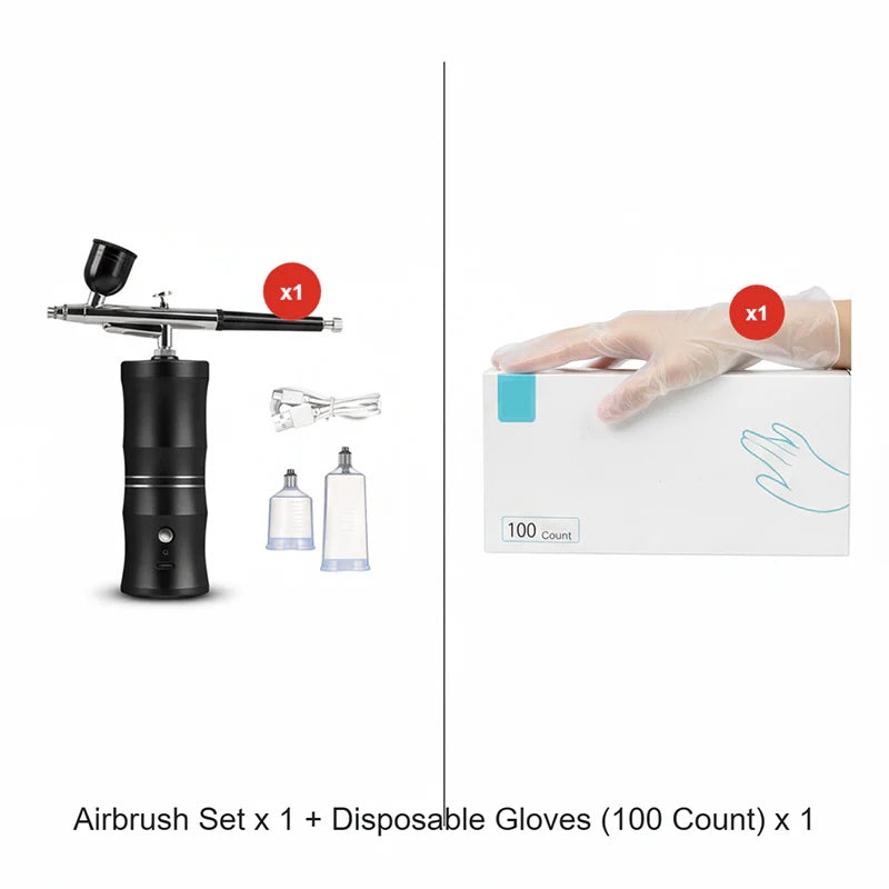 Electric Airbrush Kit with Compressor