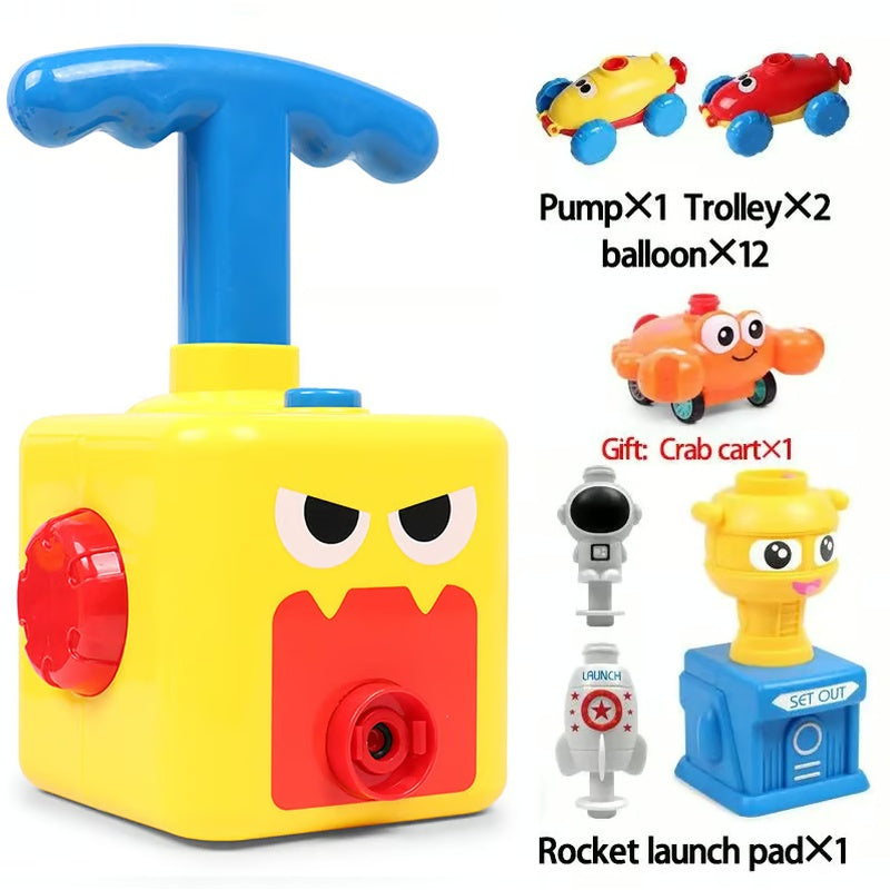 🎁Fun Packed Balloon Car Toy Pump Set