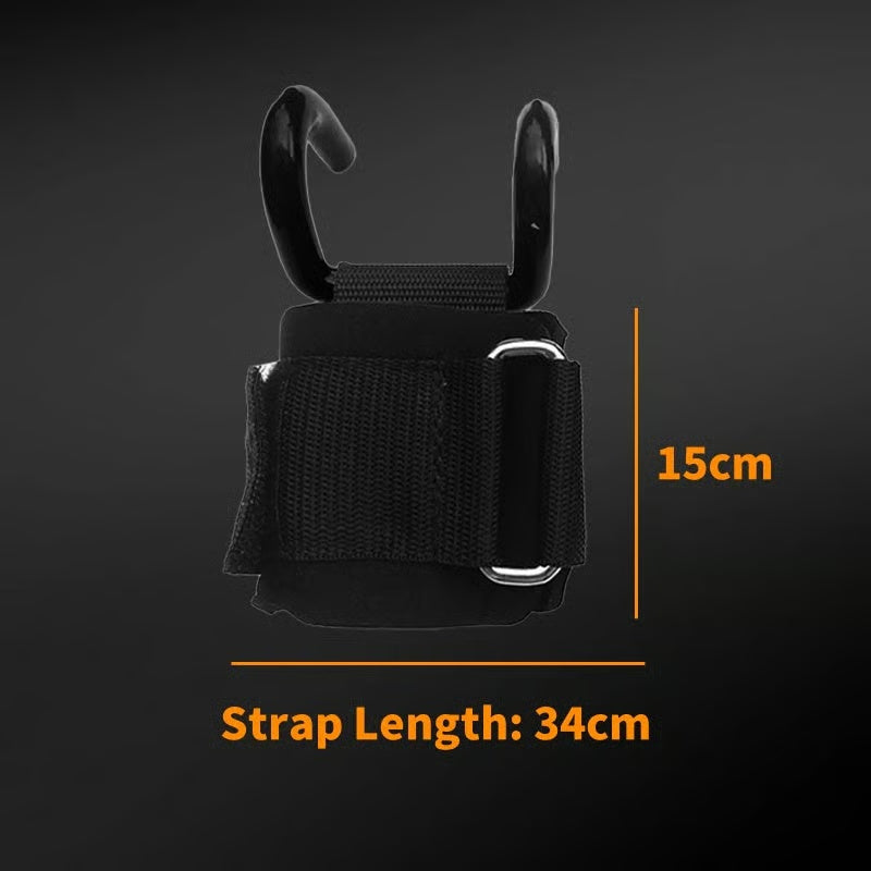 🔥Heavy Duty Weight Lifting Wrist Hook Straps