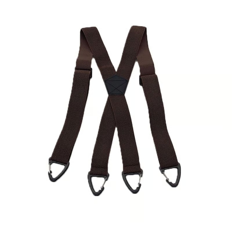 👔 Heavy Duty Work Suspenders | X-Back Adjustable Design