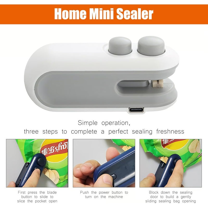 🏆Hot Sale🔥 2-in-1 Mini Bag Sealer