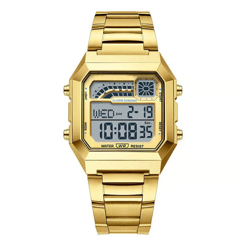 🔥Hot Sale Deals-Unisex-Digitaluhr mit quadratischem Display und Leuchtanzeige