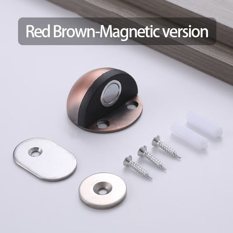 HOT SALE🔥  Hidden Stainless Steel Rubber Dual-use Door Stopper Door Holders