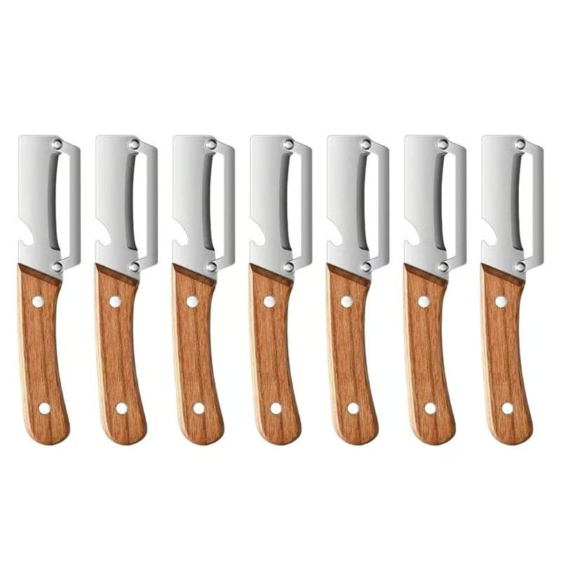 Kitchen Multi-Function Stainless Steel Thickened Fruit Peeler Knife