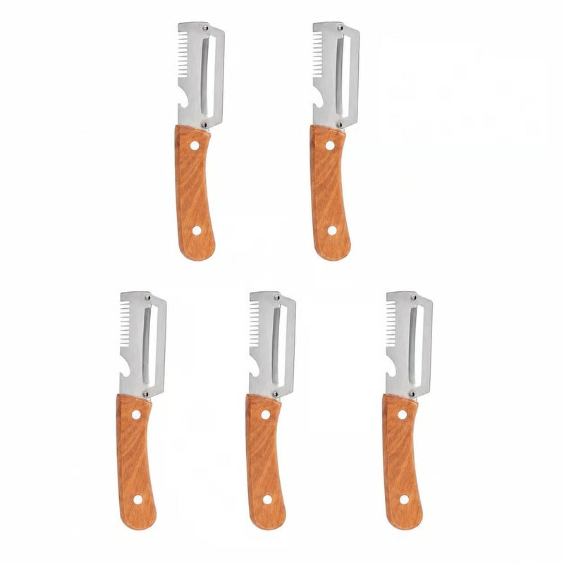 Kitchen Multi-Function Stainless Steel Thickened Fruit Peeler Knife