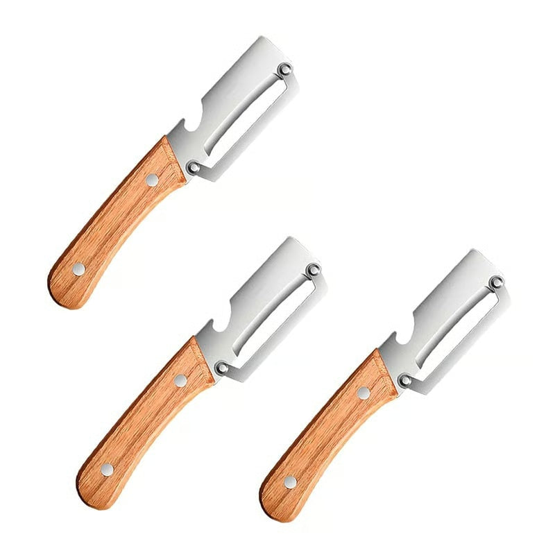 Kitchen Multi-Function Stainless Steel Thickened Fruit Peeler Knife