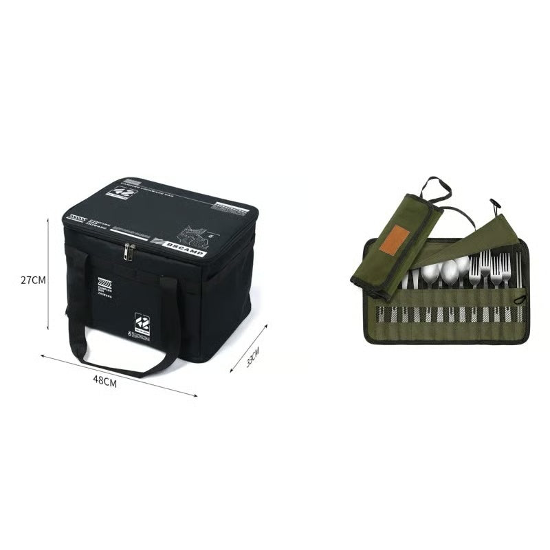 🔥Large Capacity Outdoor Folding Storage Bag Waterproof Portable Camping & Picnic Organizer