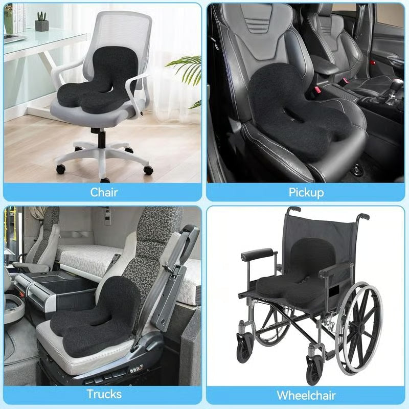 🎁Limited sale 50% discount🎁【Ergonomic design】Non-Slip Memory Foam Seat 💕For the most comfortable driving💕