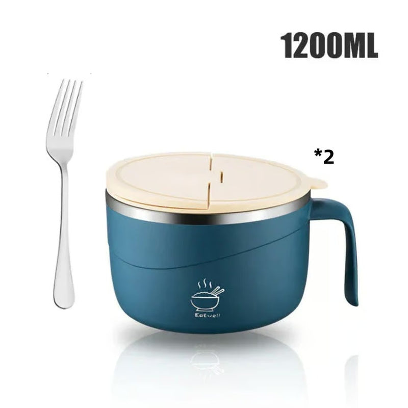🔥Limited Time Promotion 50% OFF🔥304 Stainless Steel Insulated Ramen Bowl