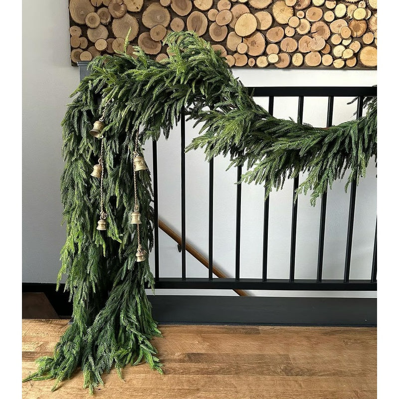 ✨Natural Christmas Greenery - Norfolk Pine Garland🌲