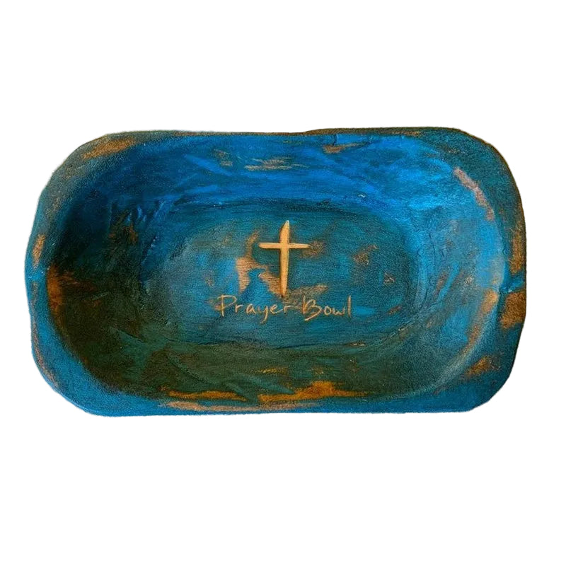 Prayer Bowl Dough Bowl Cross religious gifts