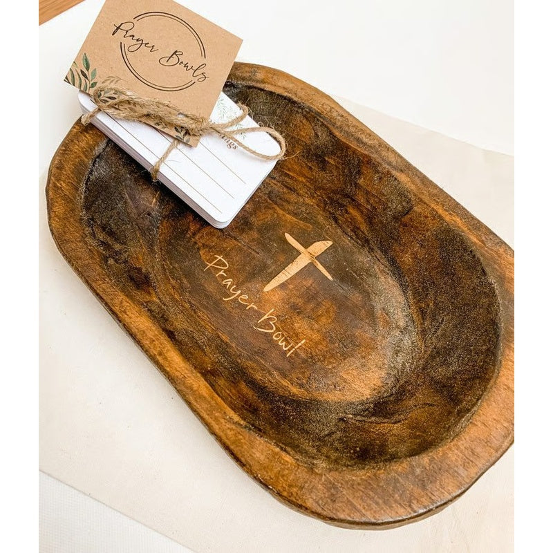 Prayer Bowl Dough Bowl Cross religious gifts
