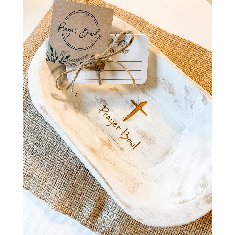 Prayer Bowl Dough Bowl Cross religious gifts