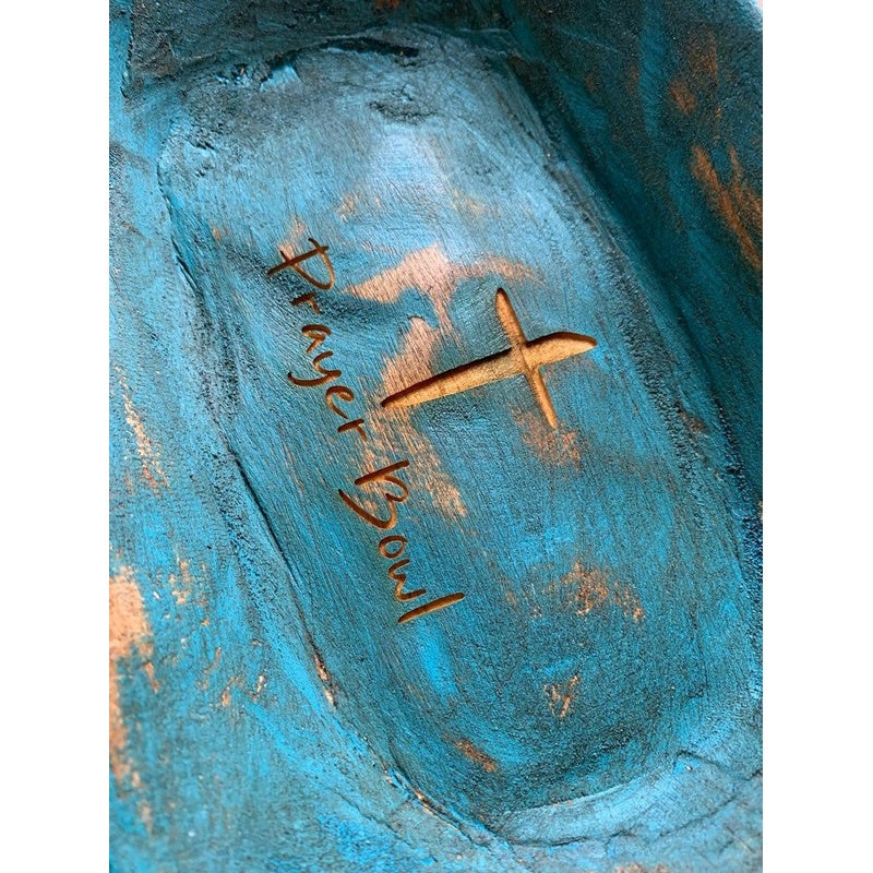 Prayer Bowl Dough Bowl Cross religious gifts