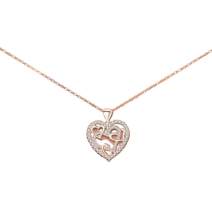 👩‍❤️‍👩''Sisters of my soul & Friends of my heart''💕-Interlocking Hearts Necklace