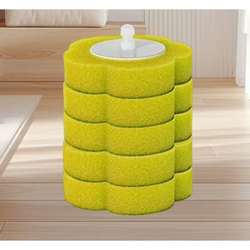 Toilet Scrubber Kit with Self-Cleaning Disposable Pads – No Pre-Rinse, No Mess, No Odor, Simplifies Bathroom Hygiene