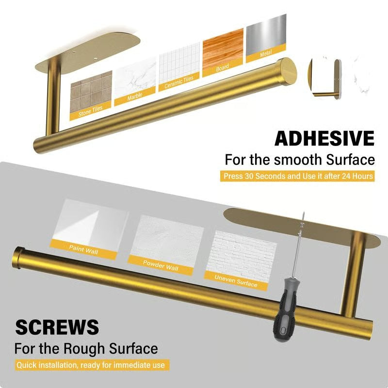 🧻Under Cabinet Paper Towel Holder – Declutter Your Kitchen Counter in Seconds ✨